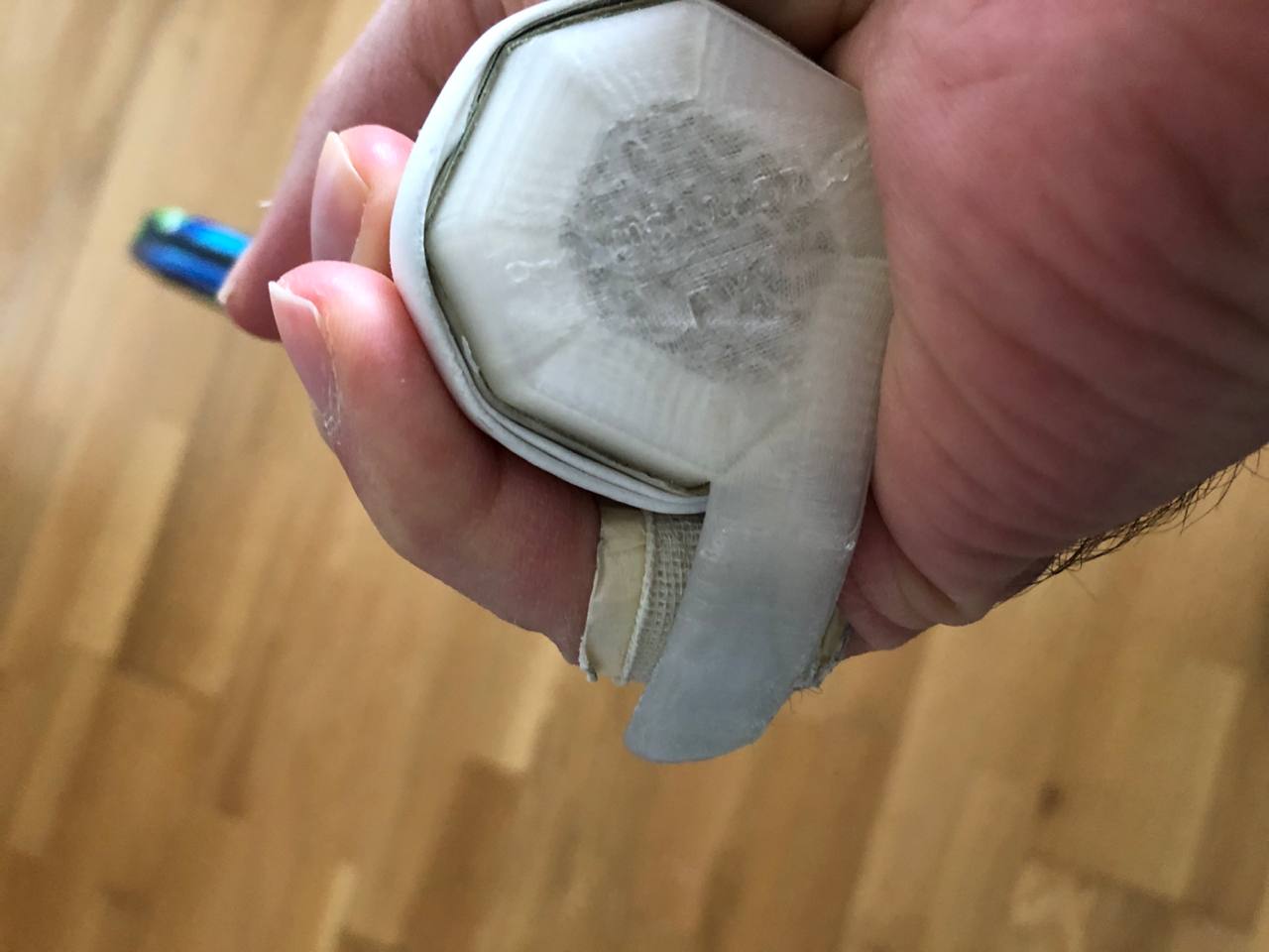 Finger wrapping example